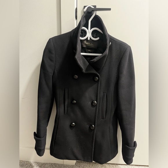 Aritzia Babaton Black Wool Jacket, size small - Picture 1 of 3